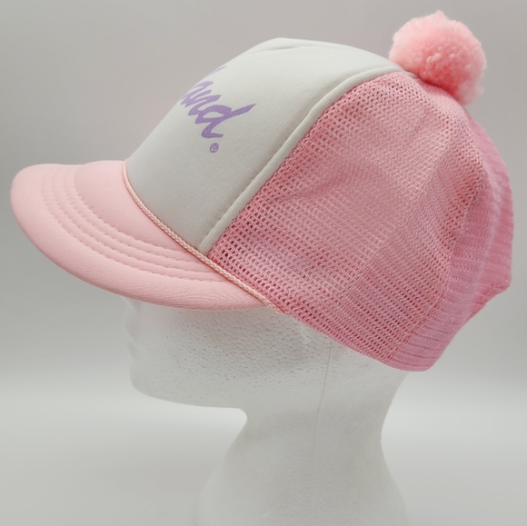 VINTAGE | "Opryland" pompom mesh trucker snapback cap hat - Picture 5 of 7